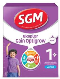 Gambar SGM EKSPLOR GAIN OPTIGROW 1+ RASA VANILA 400 GRAM BOX dari adapotek mengwi undefined 1 Tokopedia