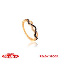 Gambar Cincin Emas Gelombang Silang Wajik Mata - Toko Emas Gadjah - Mt Hitam Putih, 16 K - Uk 15-16 dari Toko Emas Gadjah - Sejak 1918 undefined 1 Tokopedia