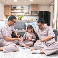 Gambar Nyonya Piyama Poly Bamboo Family Set - Liquorice Herb - Kids, PP, L dari NyonyaPiyama undefined 4 Tokopedia
