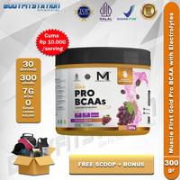 Gambar Muscle First Gold Pro BCAA 300 Grams / bubuk fitness gym m1 suplemen - Grape Bush, Tanpa Bonus dari BodyFitStation undefined 1 Tokopedia