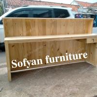 Gambar meja bar / meja kasir / meja barista cafe dan warkop dari sofyan-furniture undefined 3 Tokopedia