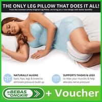 Gambar Lengkep Parabot - Bantal Kaki Tidur Memory Foam Leg Sleeping Pillow - Zt-09 - White dari Lengkep Parabot undefined 3 Tokopedia