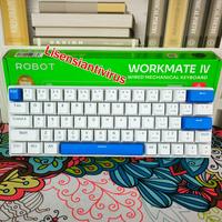Gambar ROBOT WORKMATE IV Mechanical Wired Keyboard Gaming 63 Keys PBT Keycaps dari Lisensiantivirus undefined 2 Tokopedia