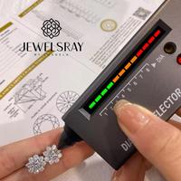 Gambar Azzure Earrings Moissanite - Diamond Look Anting Berlian Setting Gold - Tanpa Gift dari Luxoela undefined 4 Tokopedia