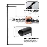 Gambar Tiang Lampu & Bendera Gantung Sunrei Foldable Light Flag Pole Outdoor dari SUNREI undefined 4 Tokopedia