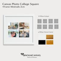 Gambar Cetak Foto Bingkai Kanvas Kolase Modern Bingkaicanvas Frame Minimalis Square - Putih, 30x30 dari bingkaicanvas undefined 1 Tokopedia