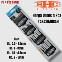 Gambar Sepatu Ukuran Mesin Cukur Rambut / Guard / Attachment / Sisir - 4 pcs platik dari OKE GROS undefined 2 Tokopedia