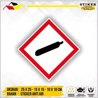 Gambar Stiker Label Tanda Simbol Limbah B3 Tabung Gas Bertekanan - 10 x 10 cm dari ABADI BERKAH JAKARTA undefined 1 Tokopedia