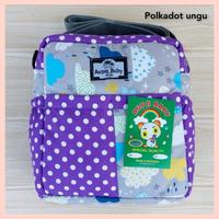 Gambar TAS BAYI TAS PERLENGKAPAN BAYI KADO BAYI DIAPER BAG UKURAN KECIL - polkadot navy dari wowkereen undefined 5 Tokopedia