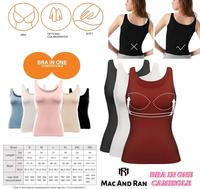Gambar tank top camisole bra in one - Abu-abu, M dari EbsCollection undefined 3 Tokopedia