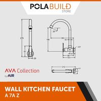 Gambar Pola Build - Kran Dapur Cuci Piring Angsa AVA A 7A Z dari POLA BUILD STORE undefined 2 Tokopedia
