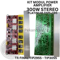 Gambar KIT AUDIO MODUL POWER AMPLIFIER 300W STEREO AMPLI RAKITAN TR FINAL TIP2955 TIP3055 PLATINUM DMS-085 dari LED Pekanbaru undefined 2 Tokopedia