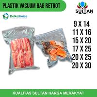 Gambar PLASTIK VACUUM VACUM VAKUM MAKANAN POLOS RETORT - Retort Emboss, 11x16 dari Sultan Packing undefined 1 Tokopedia