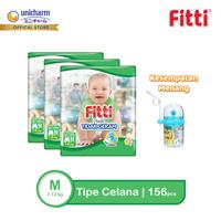 Gambar FITTI Pants M 52 - Popok Bayi Celana - 3 Packs dari Unicharm Official Store undefined 1 Tokopedia