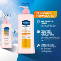 Gambar VASELINE HEALTHY BRIGHT SUN POLLUTION SPF 24 BODY LOTION 400 400ML - PERFECT10 400ML dari athaliasueshop undefined 3 Tokopedia