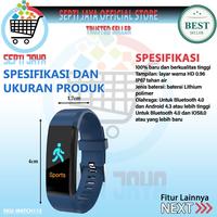 Gambar Smartband Jam Tangan Gelang Pintar Smartwatch Bluetooth ID115 Waterproof IP67 Biru Smart Band Fitnes Tracker Bracelet Alat Pengukur Jejak Langkah Pelacak Kebugaran Monitor Detak Denyut Jantung Jam Tangan Olah Raga Sport 115 Gelang Keren Pintar Multifungsi dari Septi Jaya undefined 2 Tokopedia