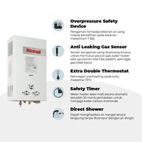 Gambar Water Heater Gas Rinnai 15 Liter REU15CF Pemanas Air Kamar Mandi Kapasitas Besar dari KotaMas undefined 2 Tokopedia