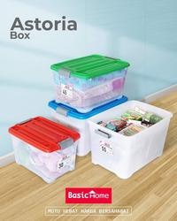 Gambar CONTAINER BOX PLASTIK BASIC HOME ASTORIA - 30 dari TOKO JUWITA KEBAYORAN undefined 1 Tokopedia
