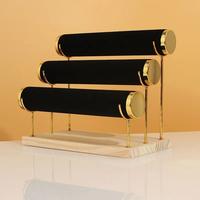 Gambar Three Tier Racks Jewelry Display Stand Rak Gelang Gantung Rak Kalung Aesthetic Detachable Bracelet Holder Gantungan Accesories - Putih dari Berkah Bazaar 668 undefined 3 Tokopedia