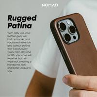 Gambar Case for iPhone 16 Pro Max Plus Nomad Modern Leather MagSafe Cover Casing - Horween Dublin, 16 Pro dari Nomad Indonesia_NEW undefined 5 Tokopedia