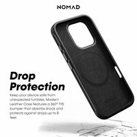 Gambar Case for iPhone 16 Pro Max Plus Nomad Modern Leather MagSafe Cover Casing - Horween Dublin, 16 Pro dari Nomad Indonesia_NEW undefined 3 Tokopedia