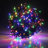 Gambar Lampu Tumbler 100 Led 10 Meter Kelap Kelip Warna Warni Warm White Lampu Hias Dekorasi Pohon Natal Kabel Hitam Colok Listrik Anti Air - Warna-warni, 10Meter EU dari TOKO BERKAHMANAH undefined 5 Tokopedia