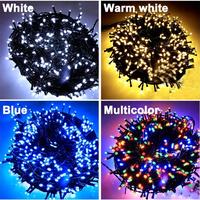 Gambar Lampu Tumbler 100 Led 10 Meter Kelap Kelip Warna Warni Warm White Lampu Hias Dekorasi Pohon Natal Kabel Hitam Colok Listrik Anti Air - Warna-warni, 10Meter EU dari TOKO BERKAHMANAH undefined 2 Tokopedia