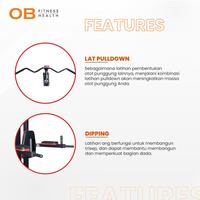 Gambar home gym 1 sisi OB Fit multifungsi dari OB Fitness & Health undefined 3 Tokopedia