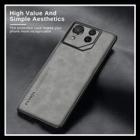 Gambar Asus Rog Phone 8 / 8 Pro Case Fanoya Nappa HardCase Cover Silicone Bumper Leather Soft Casing - HITAM., ASUS ROG 8. dari Markas acc 88 undefined 4 Tokopedia