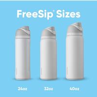 Gambar Owala FreeSip Insulated Stainless Steel Water Bottle with Straw for Sports and Travel, BPA-Free, 40-oz, Orange/Green (Camo Cool) dari Gracia Corner Store undefined 5 Tokopedia