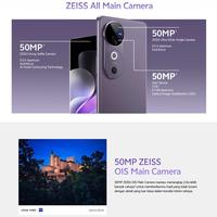 Gambar VIVO V40 5G NFC RAM  12GB + 12GB /256GB | V40 8GB + 8GB /256 GB | V40 5G 12GB + 12GB /512 NFC GARANSI RESMI VIVO INDONESIA - V40 12/256PURPL, NO BONUS dari BEST PONSEL undefined 5 Tokopedia