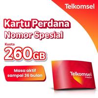 Gambar Kartu Perdana 10 Digit Telkomsel Nomor Cantik Kartu Kuota Tahunan 260gb Kartu Internet Platinum A Nomor Spesial - 0822 585 345 dari ST-Toms.co undefined 2 Tokopedia