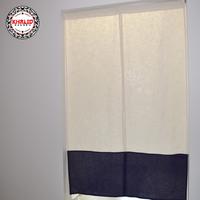 Gambar gorden jepang dua warna / norn jepang / tirai jepang / tirai ramen / gorden ramen/ TRAI pintu jepang variasi warna - cream navy, L.100 x T.100cm dari Khalid gorden undefined 3 Tokopedia