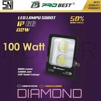 Gambar Probest Diamond Lampu Led Sorot Cob Lampu Tembak Led Cob Ip66 Sni Waterproof 100W 100Watt 100 W Watt Lampu Sorot Lampu Tembak Led Tahan Anti Air Hujan Outdoor Lapangan Parkir Jalan Taman Panggung Dekorasi Hias Booth Pameran Super Terang Murah Jarak Jauh - Putih dari TOKO BERKAHMANAH undefined 1 Tokopedia