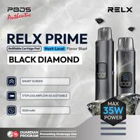 Gambar RELX Prime Kit (Isi 1 Refillable Device and 2 Catrdige) - Black Diamond dari PODS Authentic Jakarta undefined 1 Tokopedia
