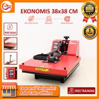 Gambar Mesin Press Kaos / Baju Digital 38x38 | Mesin Press Kaos Siltech Digital Premium 900 Watt untuk Sablon DTF, Sublimasi, Polyflex, Transfer Paper, Plastisol - STANDART 38x38 dari Centro Technology undefined 5 Tokopedia