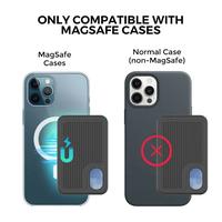 Gambar Ahastyle PT133 Magnetic Pocket Card Slot Phone Holder - Magsafe Wallet Dompet Tempat Kartu HP Handphone Built-In Magnet iPhone Android 2 Cards Pouch Compatible Uang Money Strong Grip Support Case Cover Casing Magsafe - Black dari Logay Acc undefined 2 Tokopedia