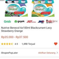 Gambar Terlaris Nutrive Benecol 6X100 Ml Blackcurrant, Lecy, Orange, Strawberry - Blackcurrant dari Deka Garasi undefined 5 Tokopedia