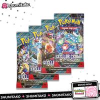 Gambar Pokemon Scarlet & Violet SV7 English Stellar Crown Booster Pack dari Shumitako undefined 1 Tokopedia