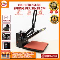 Gambar Mesin Press Sablon Kaos 38 x 38 CM High Pressure 900 WATT Garansi & Ready Sparepart - FLAT 38x38 dari Centro Technology undefined 3 Tokopedia