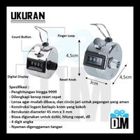 Gambar Alat Hitung Manual Counter Tekan Pencet Klik Banyak untuk MENGHITUNG Tamu Pengunjung Barang dll dari Dm.Giftidea undefined 2 Tokopedia