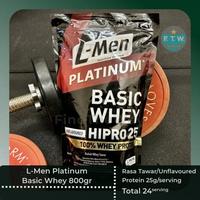 Gambar Terbaru L-Men Platinum Basic Whey Protein Unflavoured 800Gr | Lmen Platinum Tawar 25G Protein Best Quality Asli 100% Original - 2 Pouch dari jiwa strong undefined 1 Tokopedia