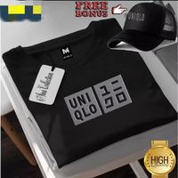 Gambar Kaos katun UNIQLO pria wanita oversize cotton combed - army, M dari Gisyan store undefined 5 Tokopedia