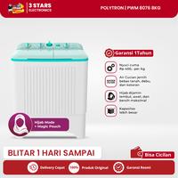 Gambar Mesin cuci 2 tabung Polytron PWM-8076 dari 3 STAR ELECTRONICS undefined 1 Tokopedia