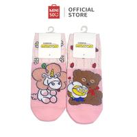 Gambar Miniso x Daisy Minions Collection Kaos Kaki Semata Kaki Ankle Socks Bentuk Yang Lucu Kain Yang Nyaman Antimikroba Kaus Kaki Wanita - Pink A dari minisoshopid undefined 1 Tokopedia