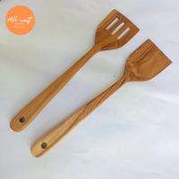 Gambar sutil spatula kayu jati asli - tanpa lubang dari hill craft undefined 1 Tokopedia