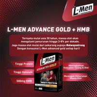 Gambar New L-Men Advanced Gold Vanilla 500G- Lmen L Men Dengan 500Mg Hmb Best Quality Asli 100% Original dari jiwa strong undefined 3 Tokopedia