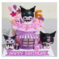 Gambar Kuromi Custom Cake / Kue Ulang Tahun Kuromi / Custome Cake Anak - D. 18 CM dari OLEH-OLEH JKT By Double Cola undefined 1 Tokopedia