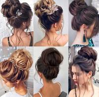 Gambar Curly Bun Hair Claw Clips plz dari Moka Plazza undefined 2 Tokopedia