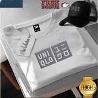 Gambar Kaos katun UNIQLO pria wanita oversize cotton combed - army, M dari Gisyan store undefined 2 Tokopedia